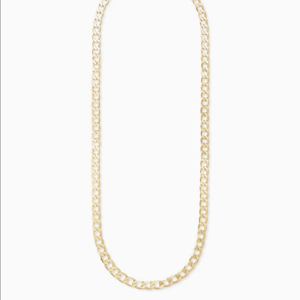 NWOT Kendra Scott Ronnie Link Chain Necklace In Gold, 20”